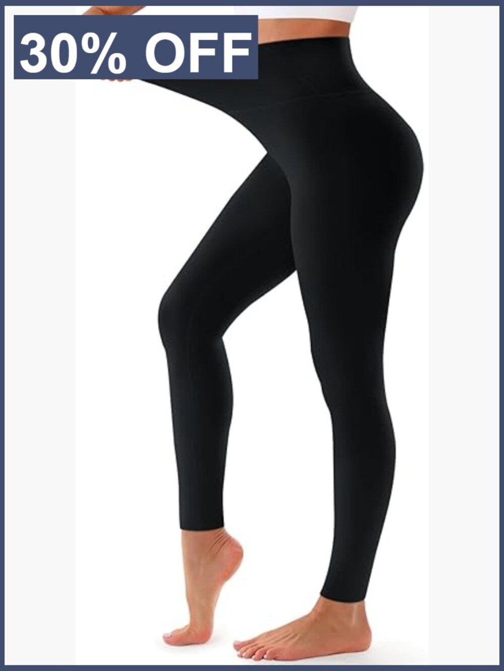 High Waisted Tummy Control Yoga Leggings Women Non See Through Workout